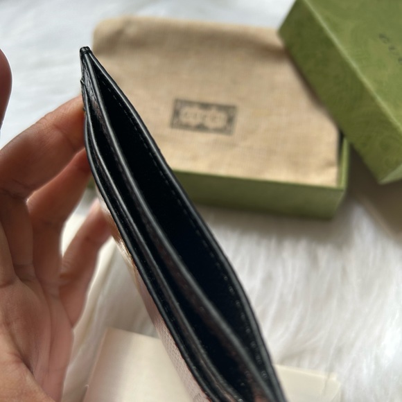 Authentic Gucci interlocking tri-color snake skin card case - Picture 3 of 7